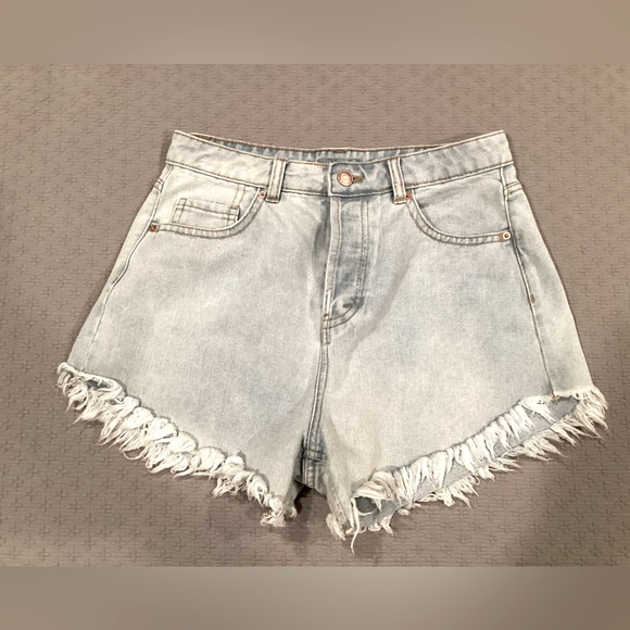 Wild Fable Denim High Rise Shorts 6 - Picture 7 of 10